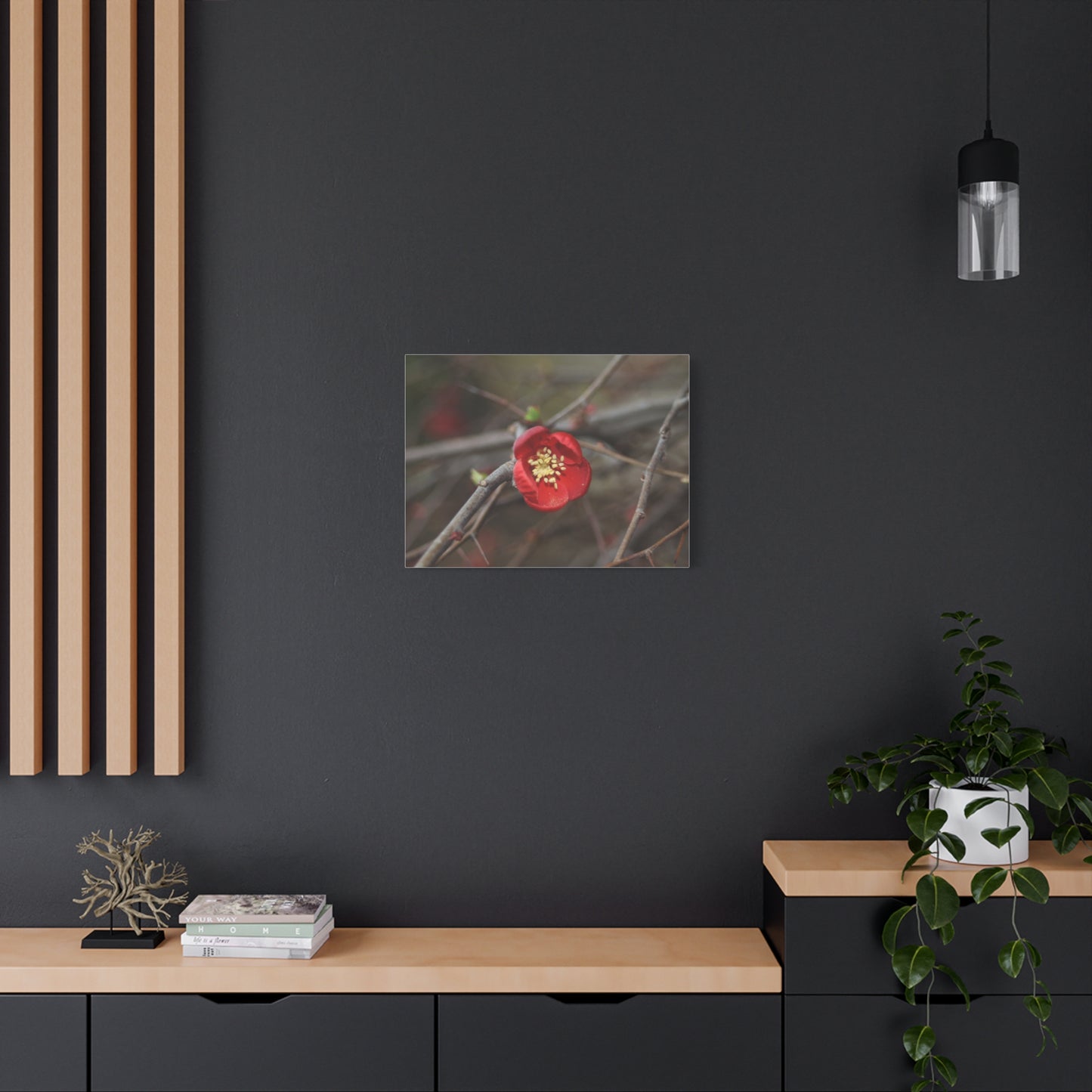 Luxembourgish Red Flower